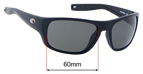 Verres De Rechange Polarisés Costa Del Mar Tico Par Seek Optics - Protection UV400, Interchangeables